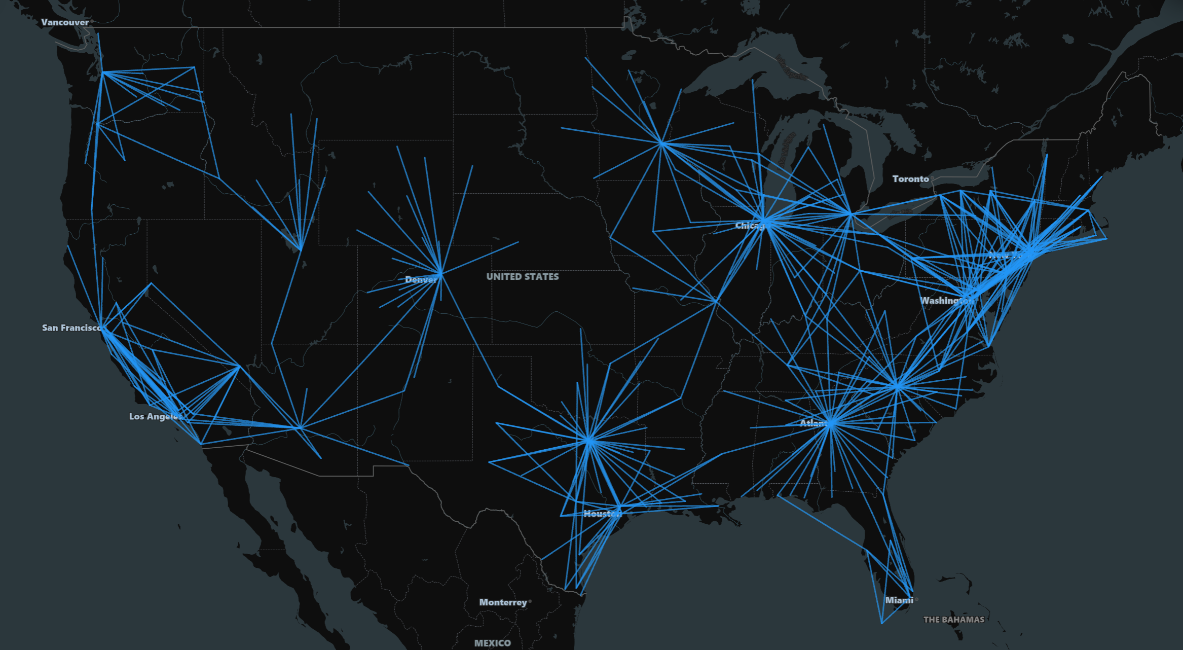 Direct Aviation mesh network